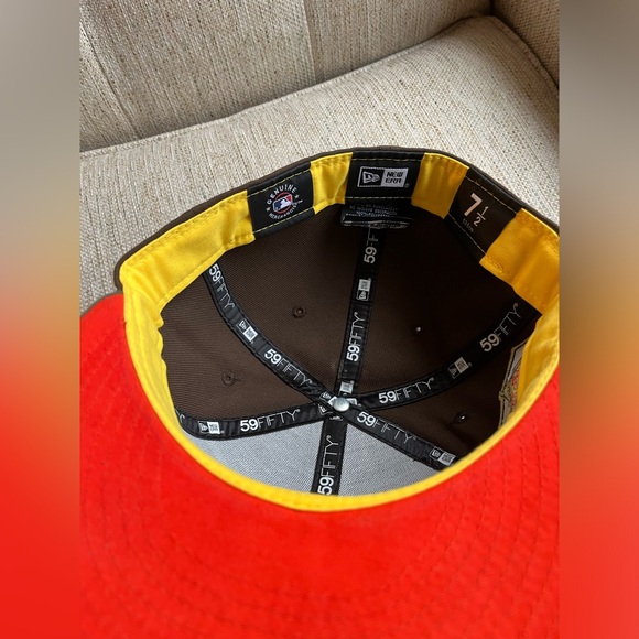 colorado rockies fitted hat 7 1/2 exclusive new era hat 25th anniversary patch - Picture 4 of 5